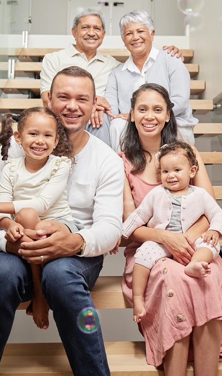 Family dental multigenerational photo